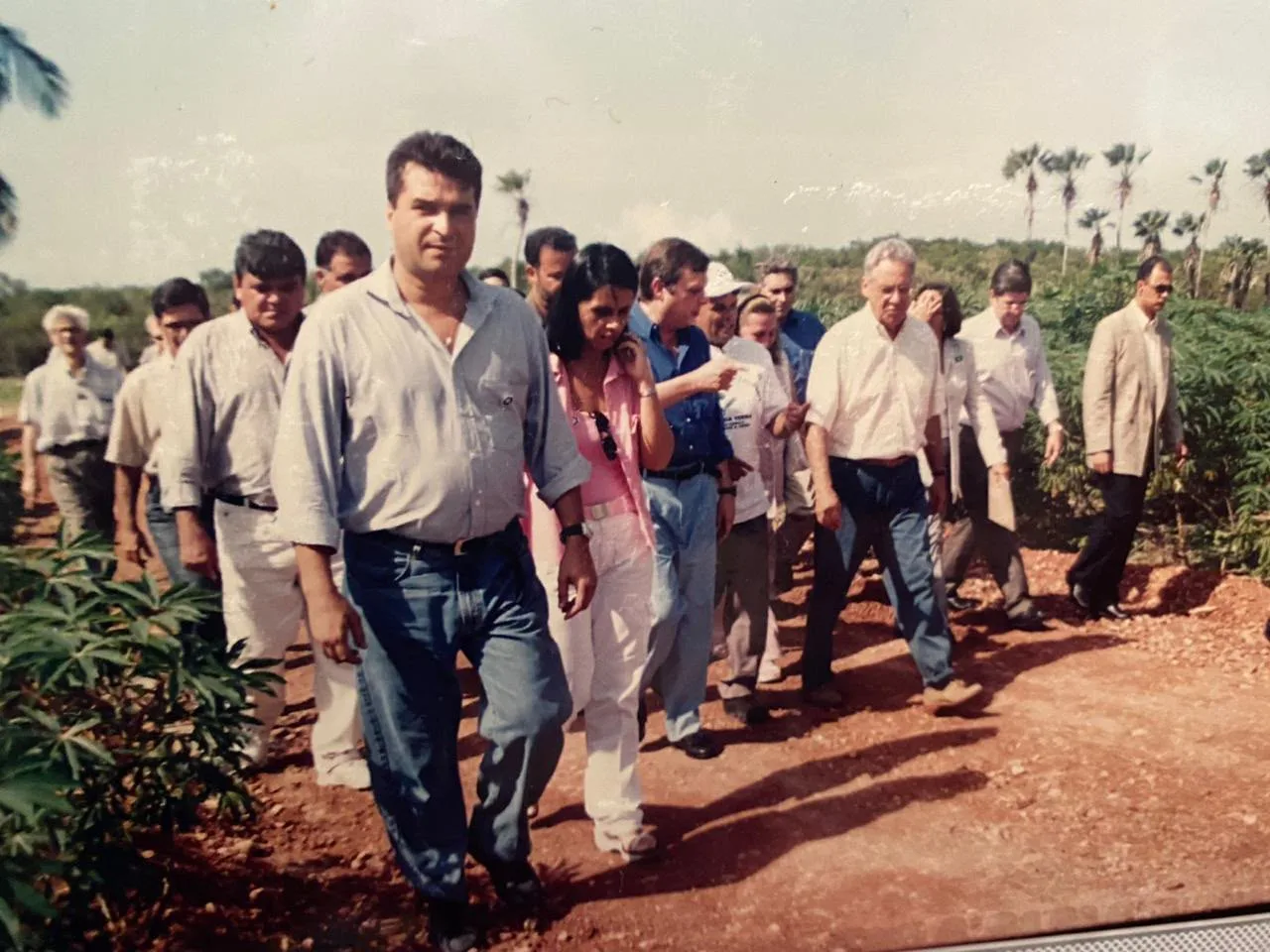 João Jaime em uma visita de campo no Ceará.